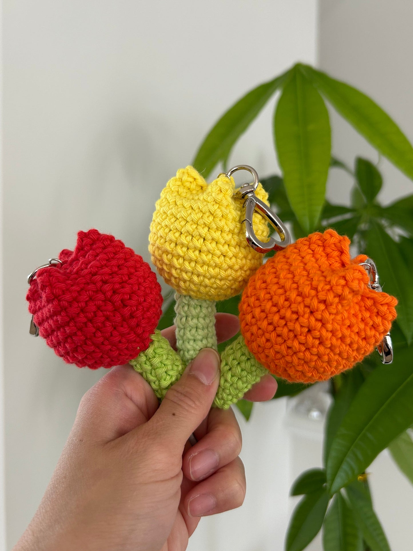 Tulip Plushie Keychain (Vibrant)