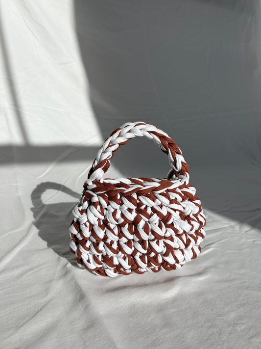 Eve Mini Handbag in Gingerbread House